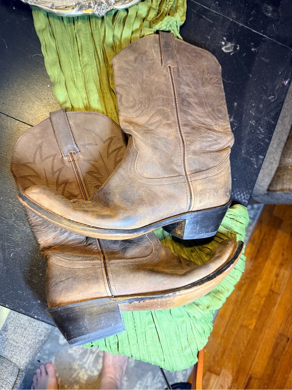 Durango Classic Brown Leather Western Cowboy Boots